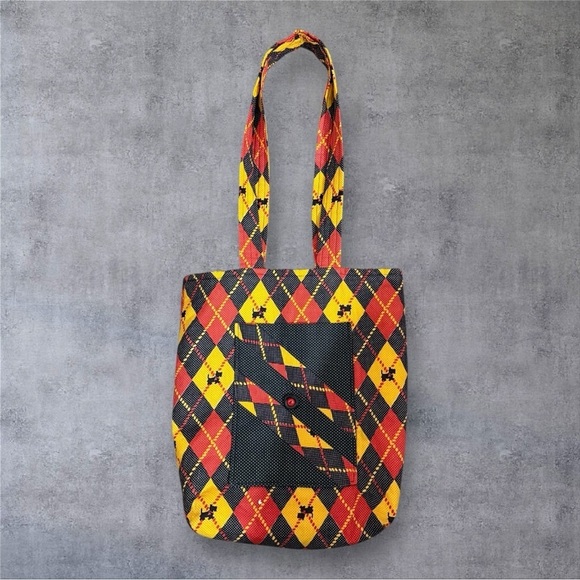 Handbags - Handcrafted Scottie Cotton Tote